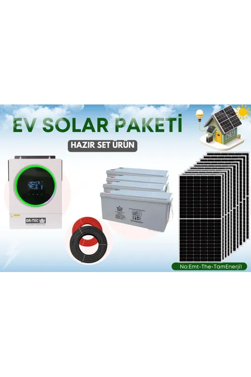 5.6Kw Tam Enerji Çözümü Güneş Enerji Seti 5.6Kw Tam Enerji Çözümü Güneş Enerji Seti